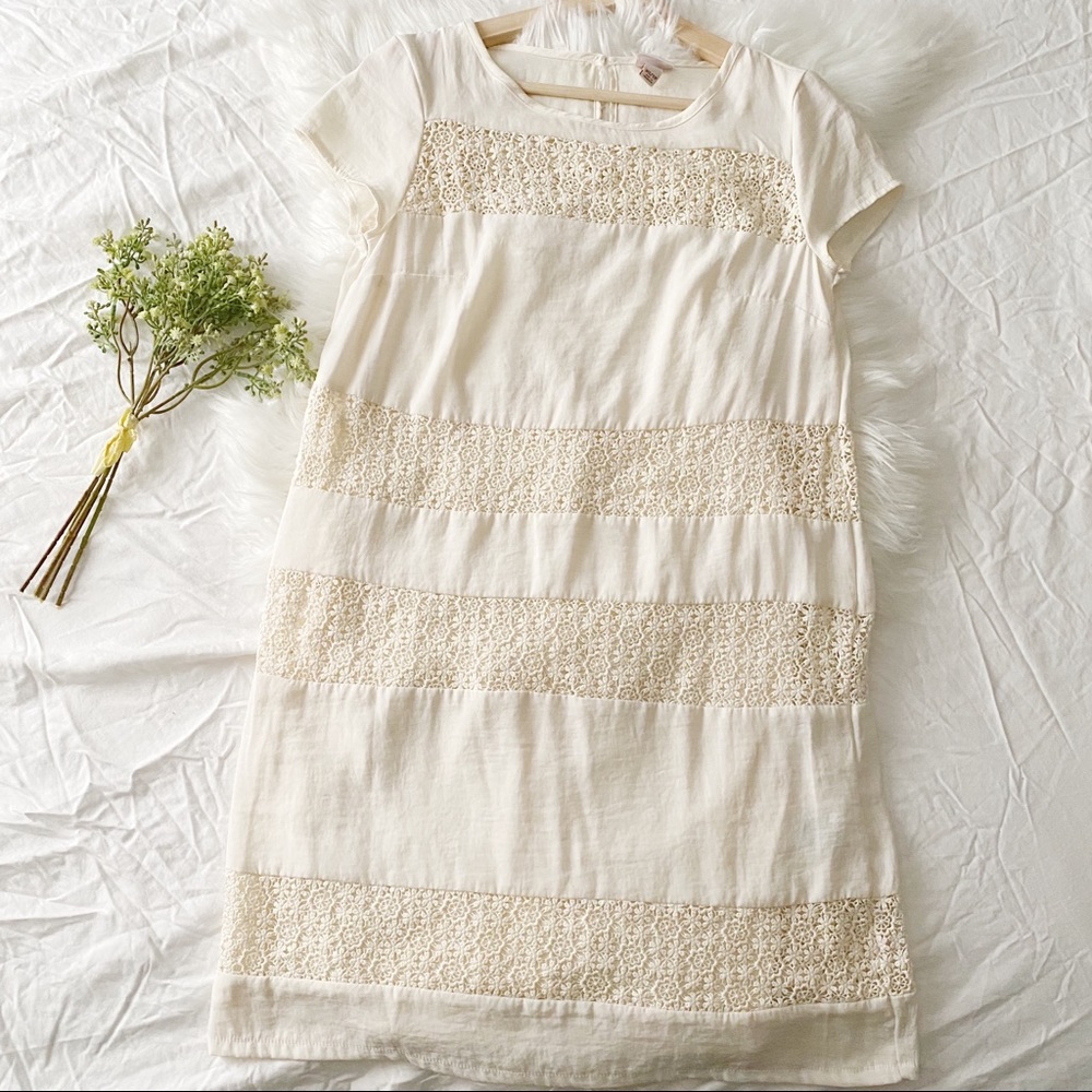 Cream Lace Dress